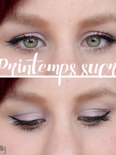 Printemps sucré – Tutoriel make up